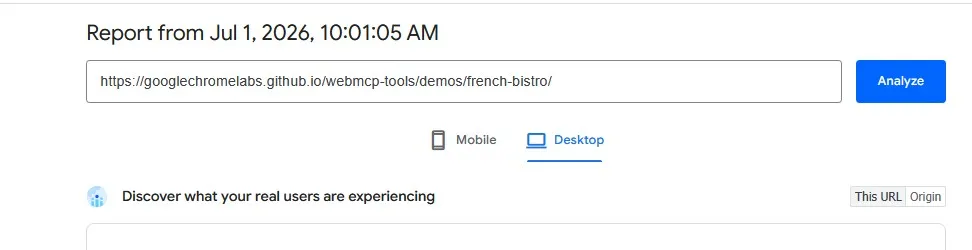 Google's Demo Site from I/O - French Bistro